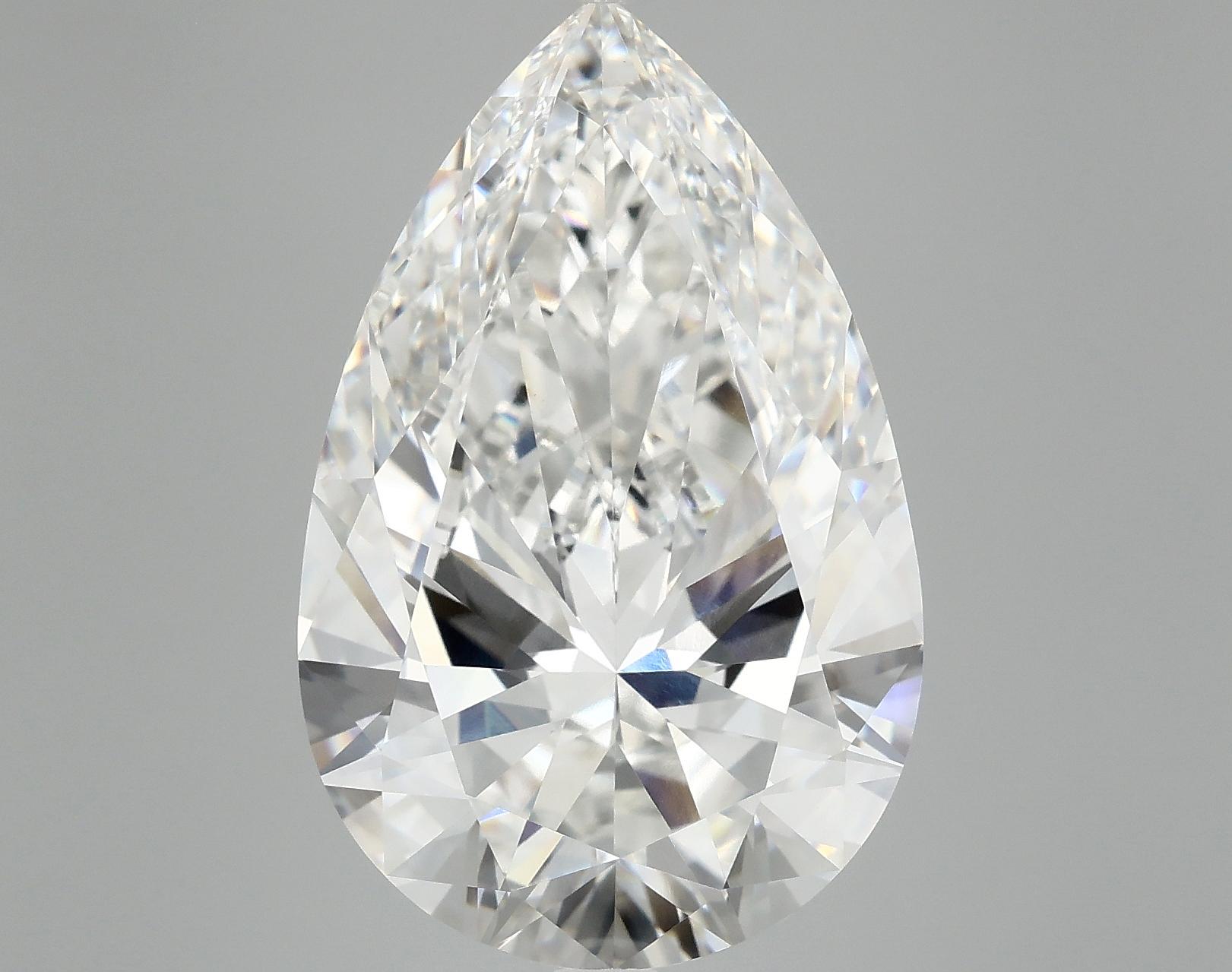10.0 Carat Pear Shaped Ideal Cut VVS2 IGI Certified Lab Grown Diamond