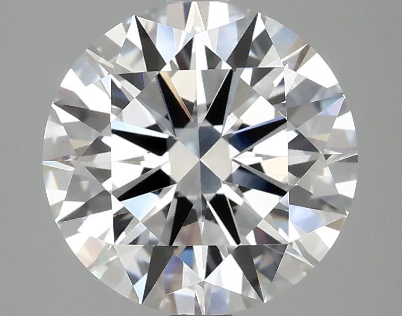 3.08 Carat Round Shaped Ideal Cut VVS2 IGI Certified Lab Grown Diamond
