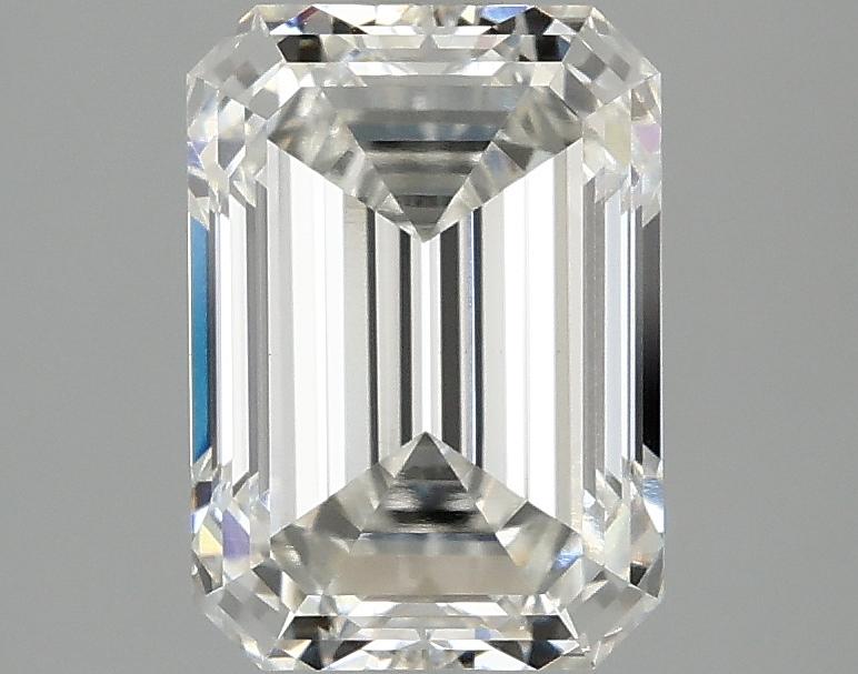 2.37 Carat Emerald Shaped Ideal Cut VVS2 IGI Certified Lab Grown Diamond
