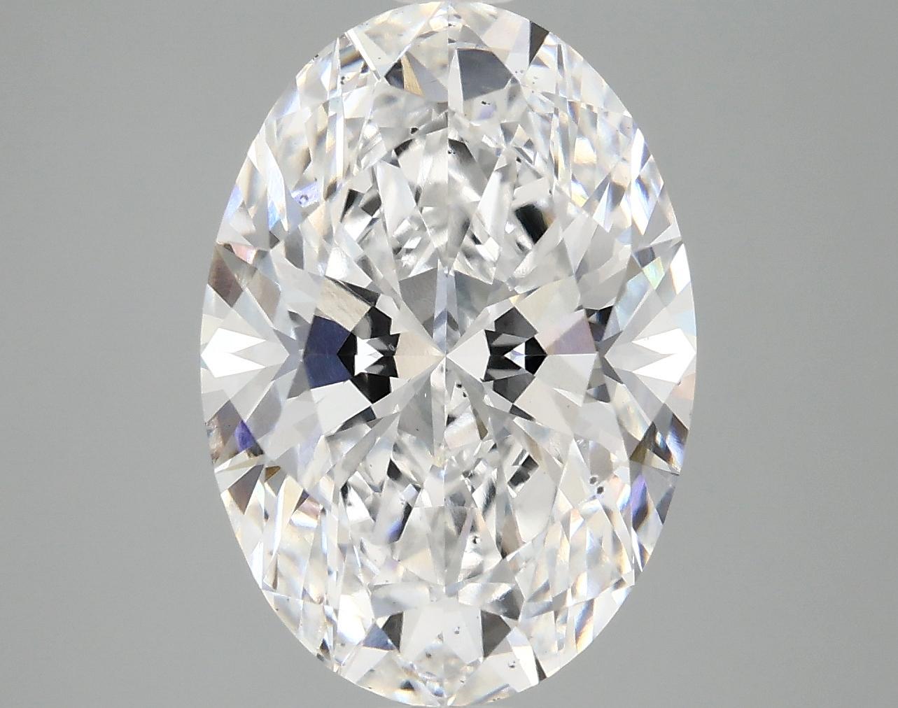 4.07 Carat Oval Shaped Ideal Cut SI1 IGI Certified Lab Grown Diamond