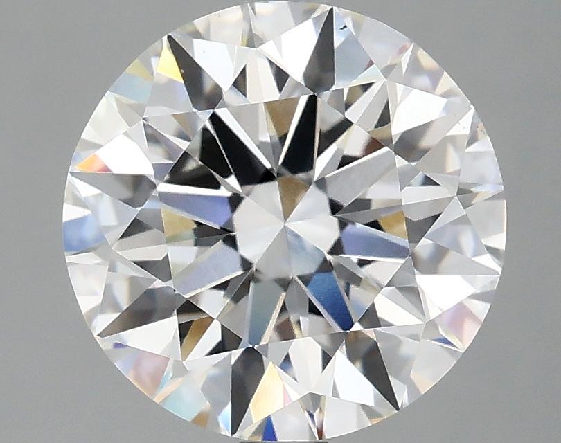 3.08 Carat Round Shaped Ideal Cut VVS2 IGI Certified Lab Grown Diamond