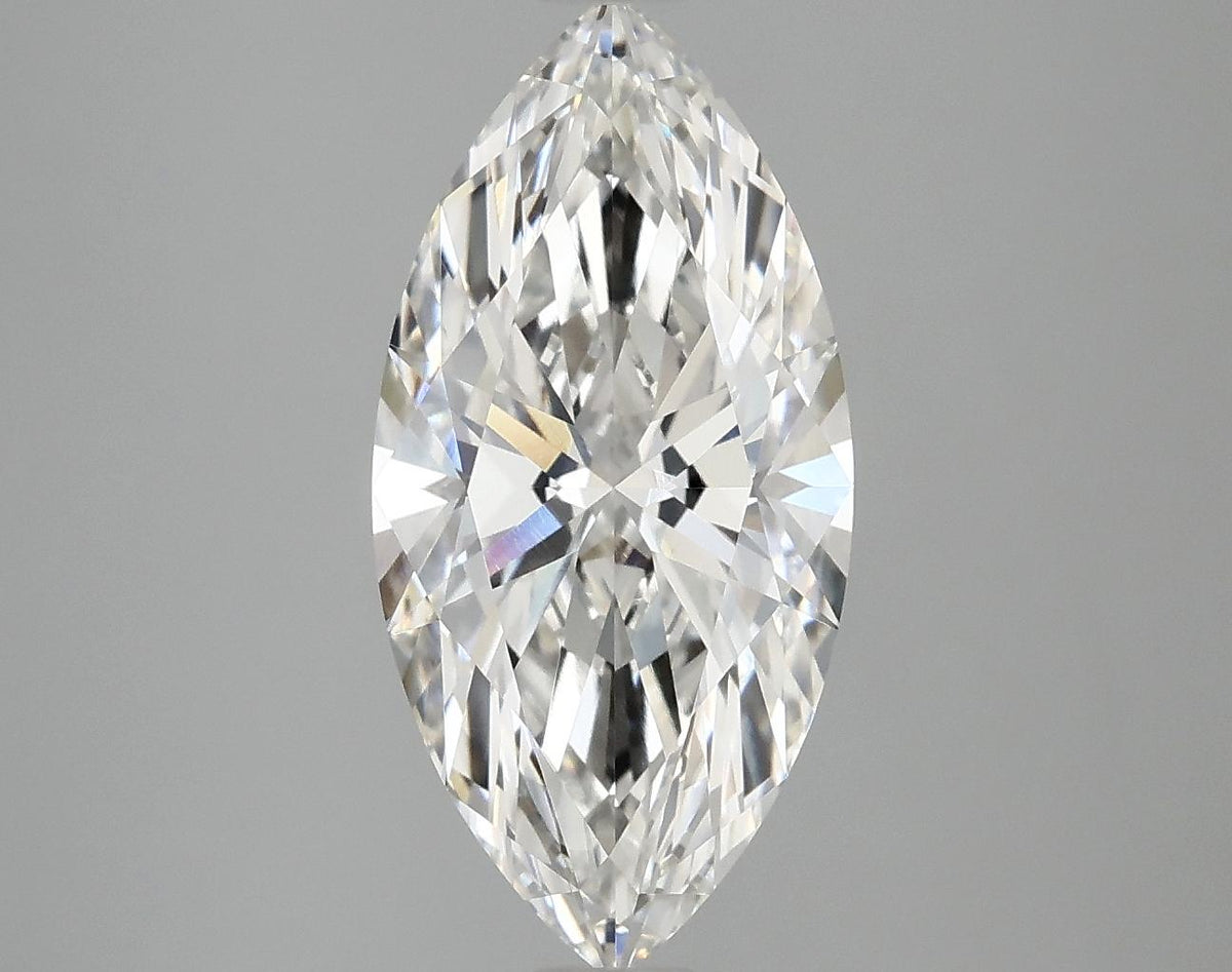 3.06 Carat Marquise Shaped Excellent Cut VVS2 IGI Certified Lab Grown Diamond