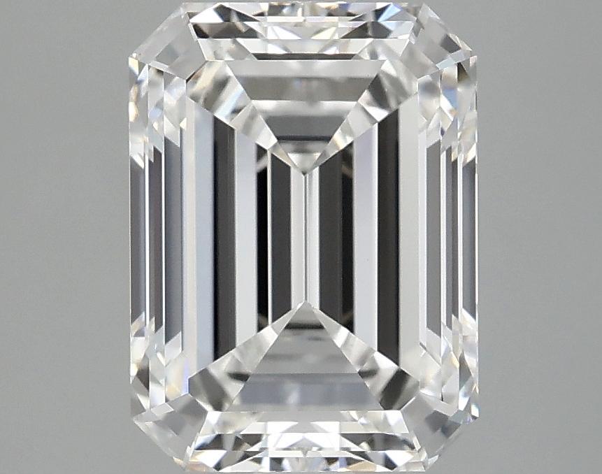 3.01 Carat Emerald Shaped Excellent Cut VVS2 IGI Certified Lab Grown Diamond