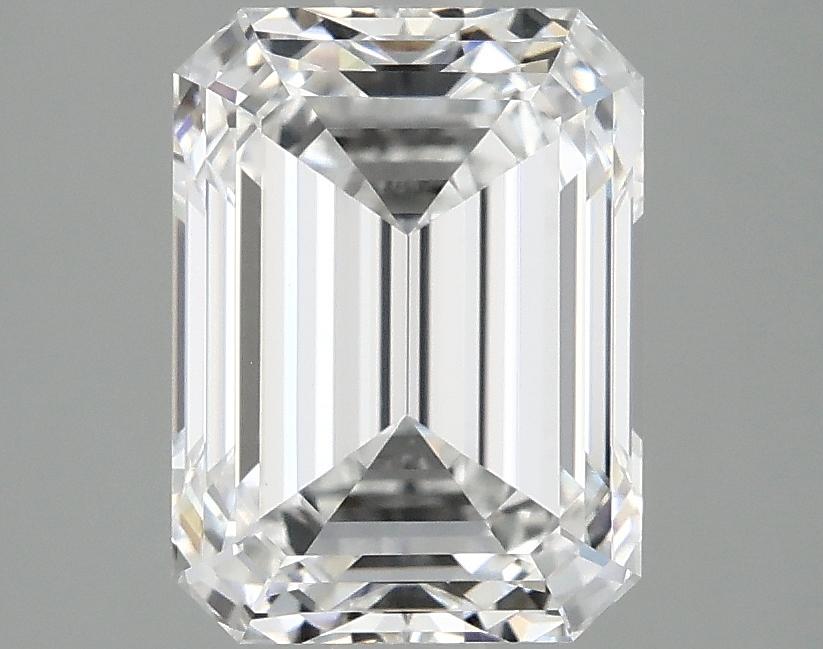 3.03 Carat Emerald Shaped Excellent Cut VVS2 IGI Certified Lab Grown Diamond