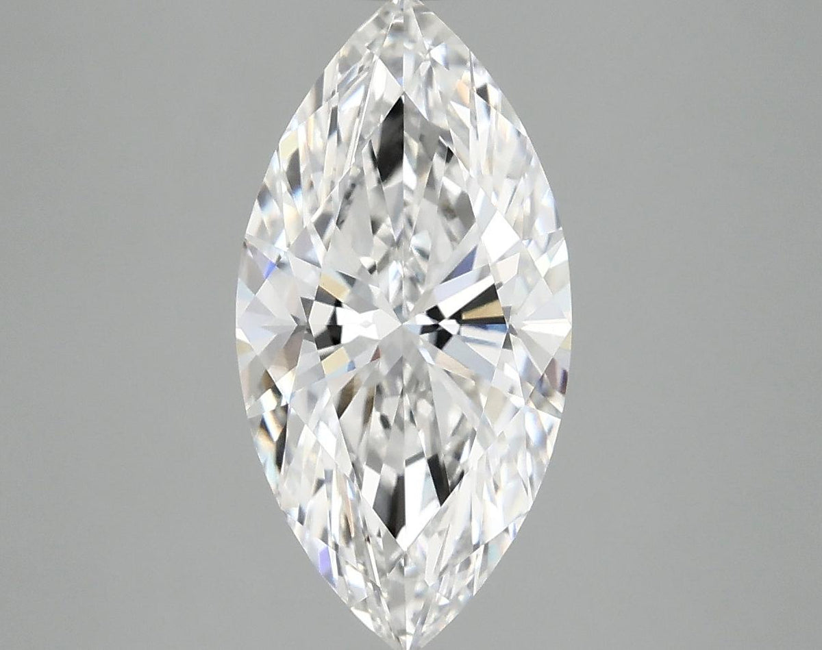 3.01 Carat Marquise Shaped Ideal Cut VVS2 IGI Certified Lab Grown Diamond