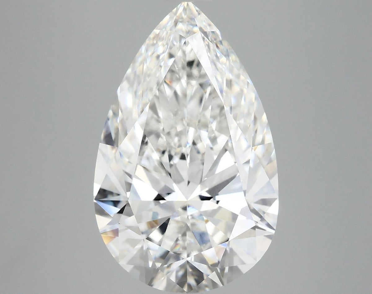 7.13 Carat Pear Shaped Ideal Cut VVS2 IGI Certified Lab Grown Diamond