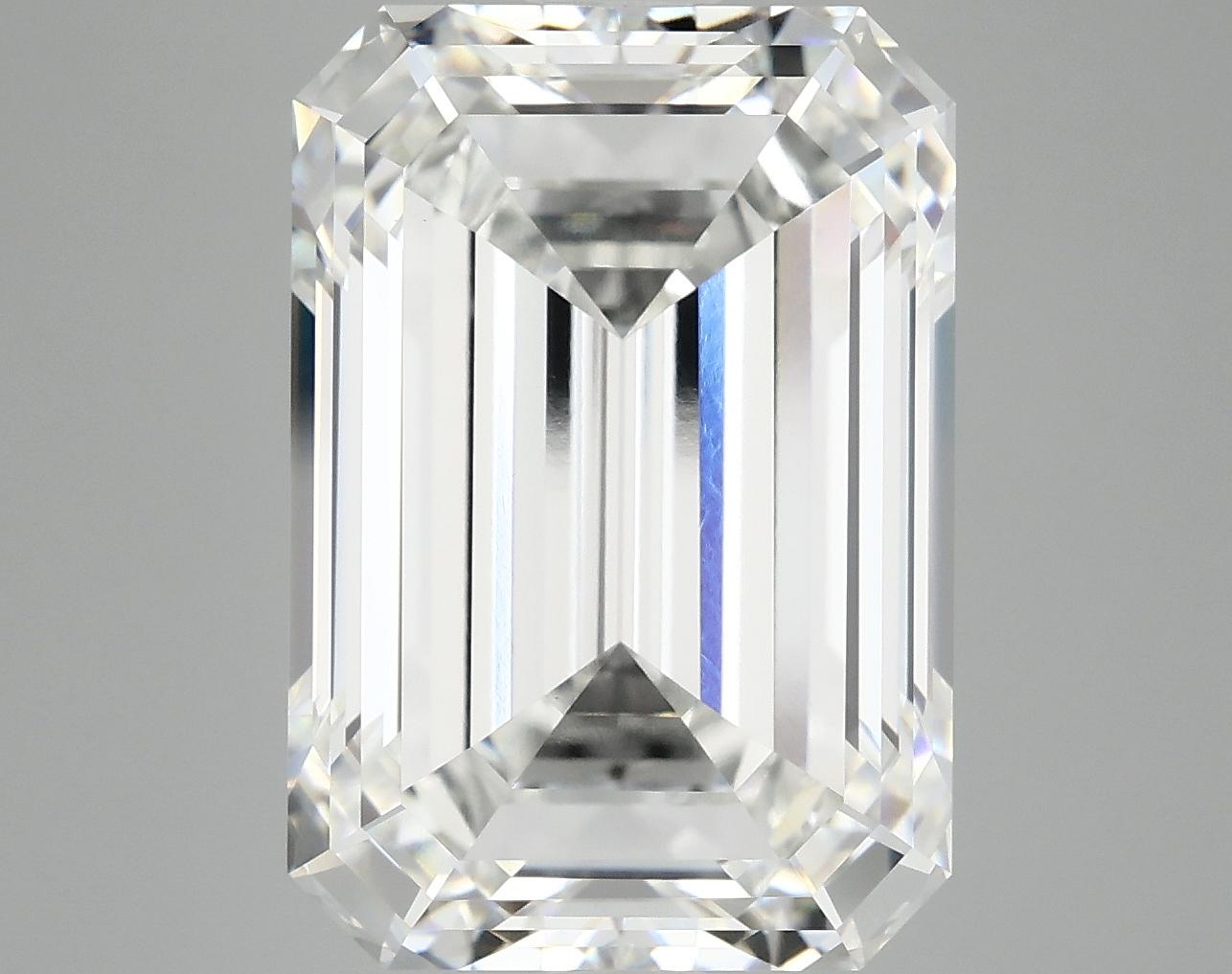 10.57 Carat Emerald Shaped Ideal Cut VVS2 IGI Certified Lab Grown Diamond