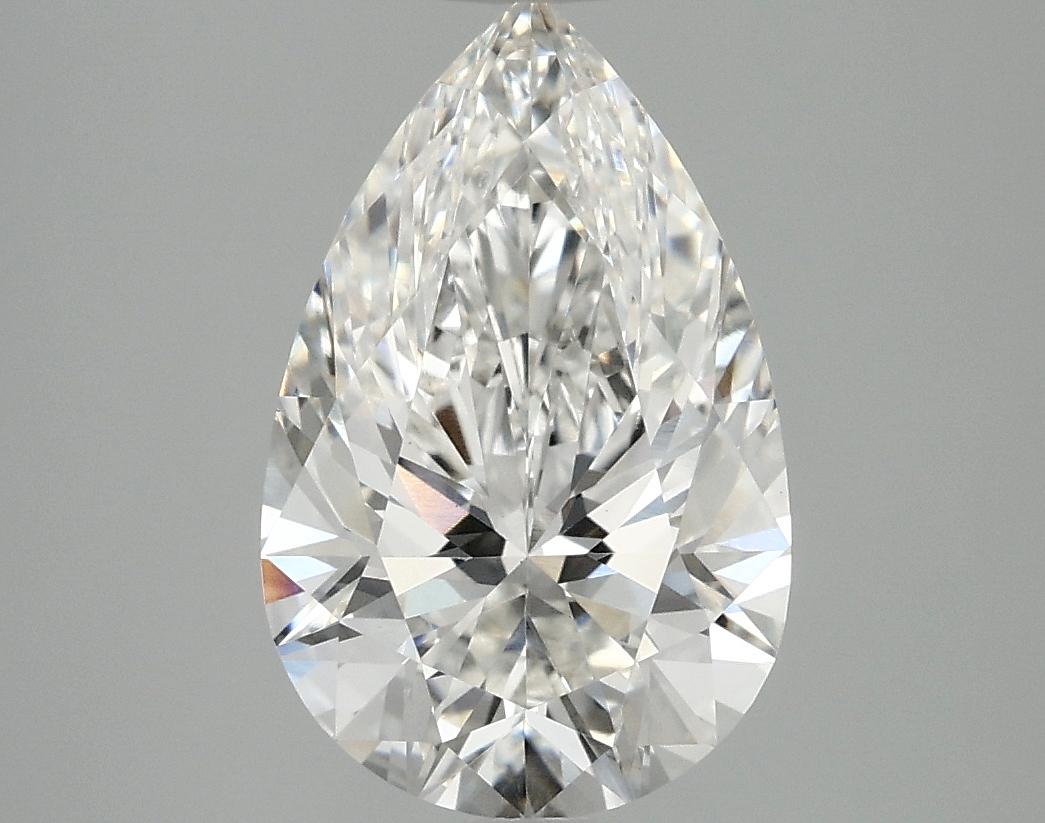 3.02 Carat Pear Shaped Ideal Cut VVS2 IGI Certified Lab Grown Diamond