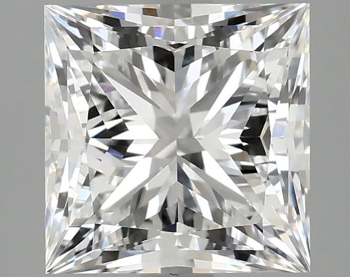 3.02 Carat Princess Shaped Ideal Cut VVS2 IGI Certified Lab Grown Diamond