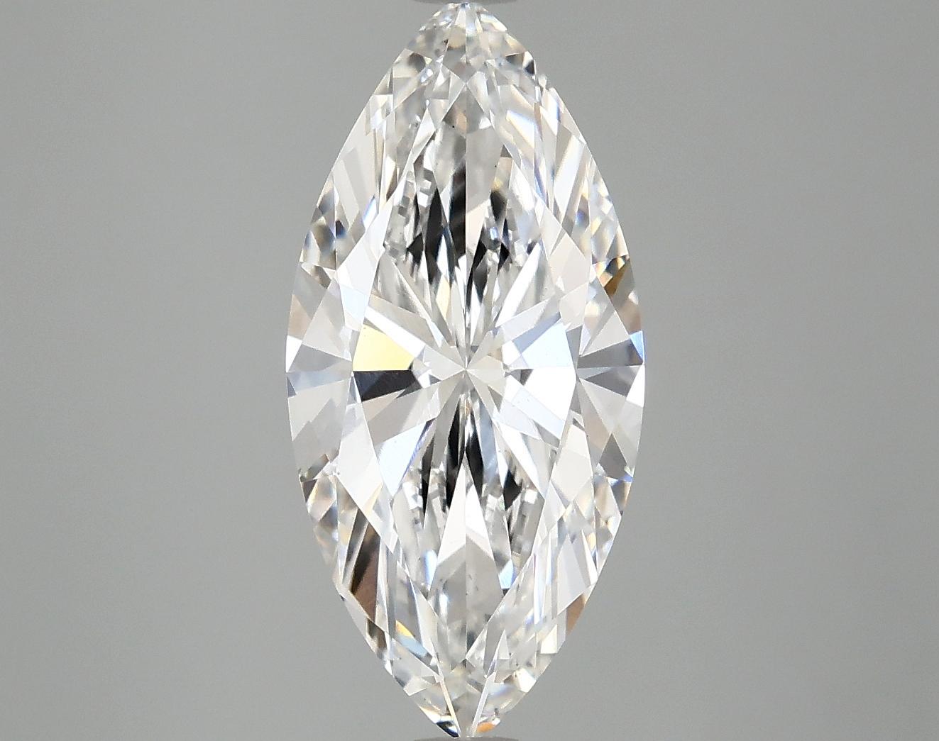 2.97 Carat Marquise Shaped Excellent Cut VS1 IGI Certified Lab Grown Diamond