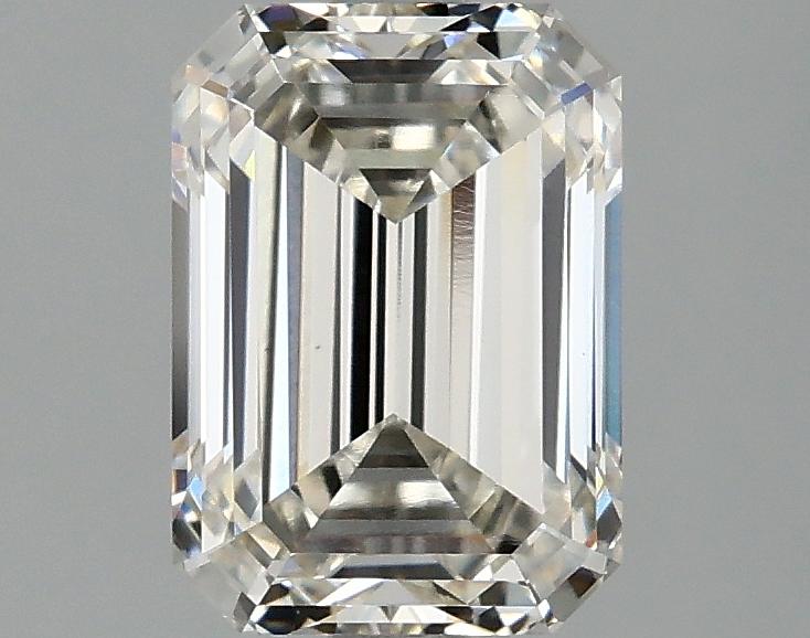 2.1 Carat Emerald Shaped Ideal Cut VS1 IGI Certified Lab Grown Diamond