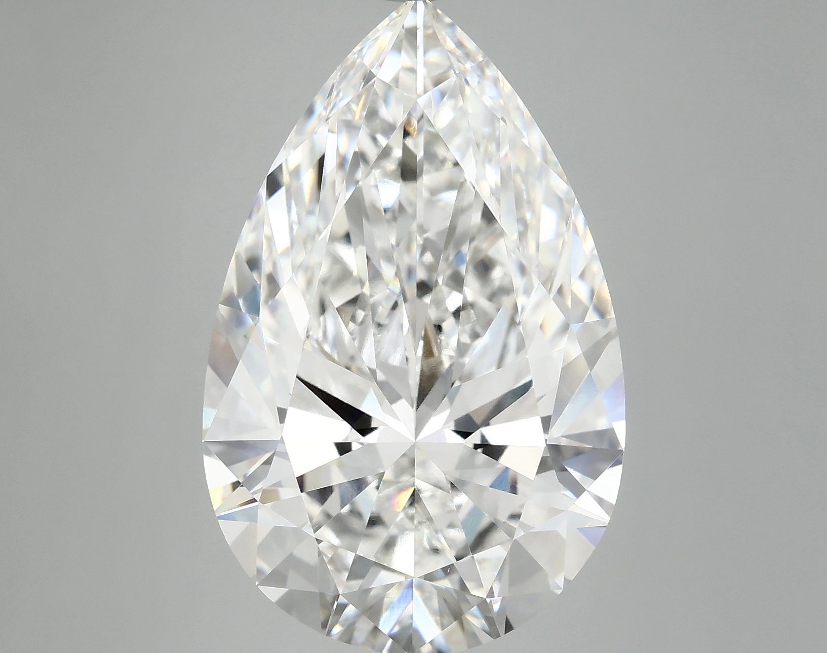 10.1 Carat Pear Shaped Ideal Cut VVS2 IGI Certified Lab Grown Diamond