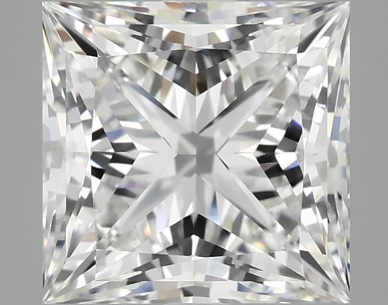 4.1 Carat Princess Shaped Ideal Cut VVS2 IGI Certified Lab Grown Diamond