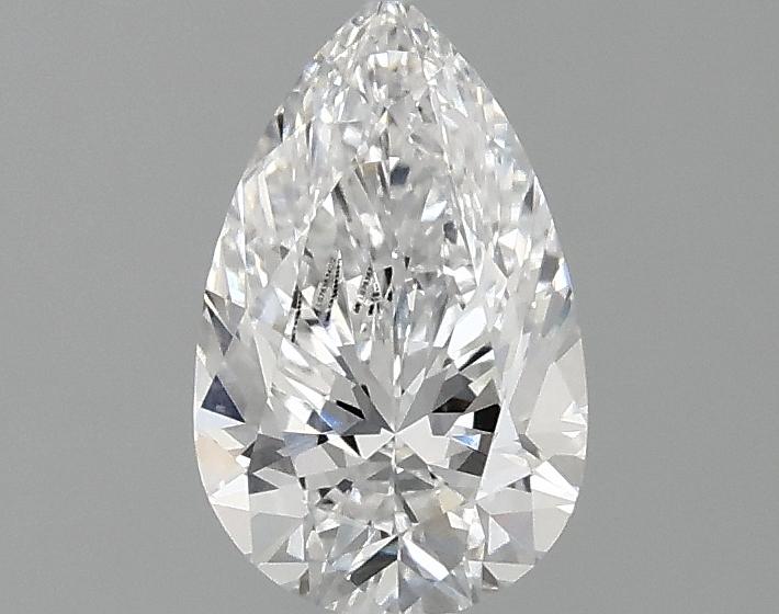 0.97 Carat Pear Shaped Ideal Cut VVS2 IGI Certified Lab Grown Diamond