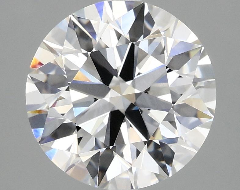 3.09 Carat Round Shaped Ideal Cut VVS2 IGI Certified Lab Grown Diamond