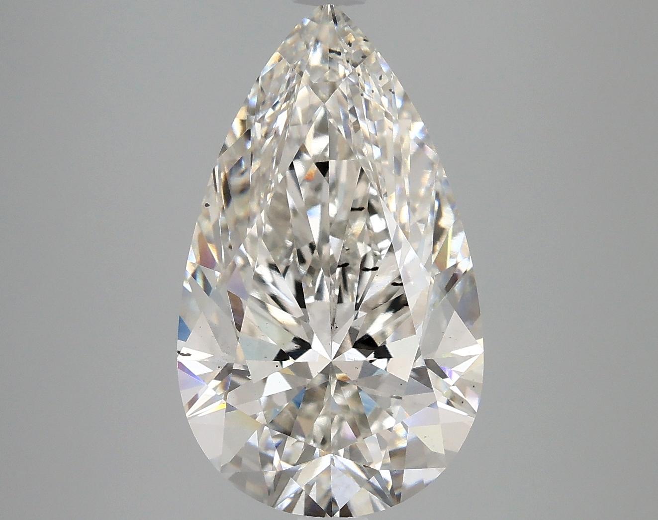 5.01 Carat Pear Shaped Ideal Cut SI1 IGI Certified Lab Grown Diamond