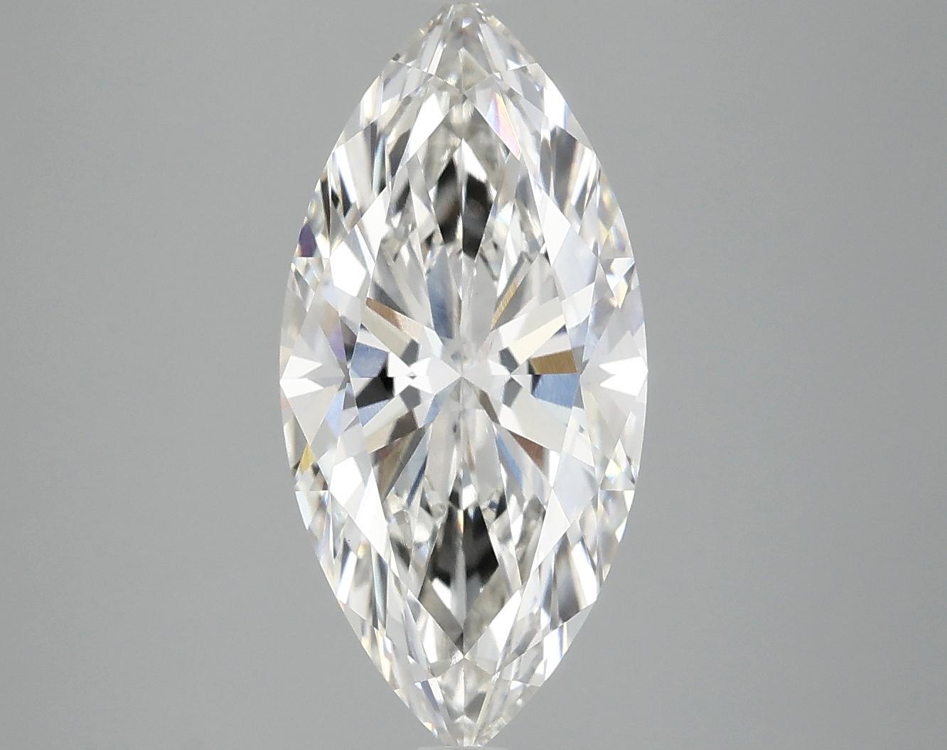 2.98 Carat Marquise Shaped Excellent Cut VS1 IGI Certified Lab Grown Diamond