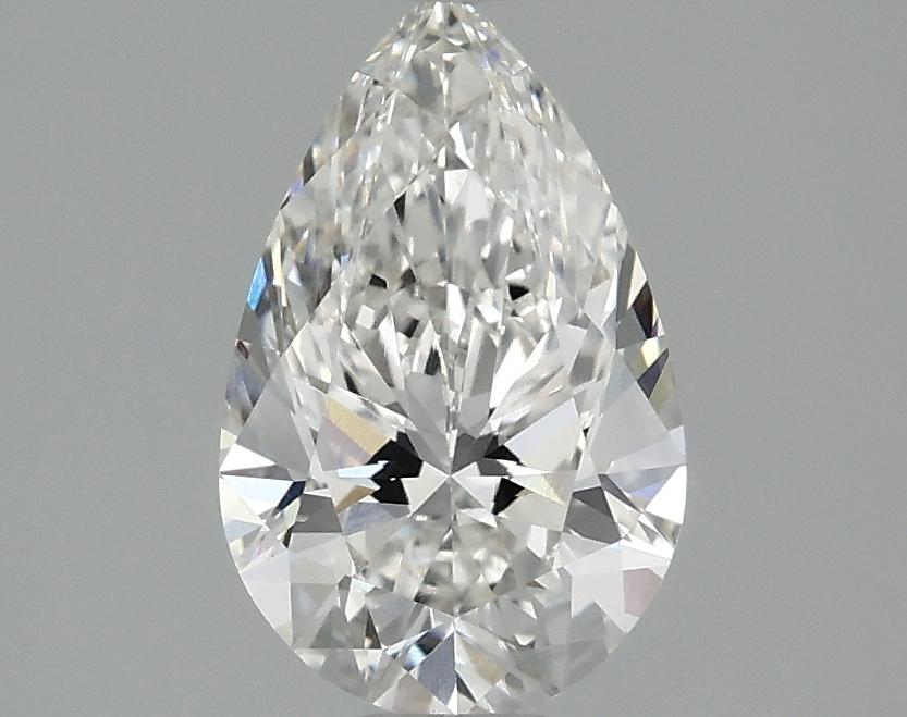 1.55 Carat Pear Shaped Ideal Cut VVS2 IGI Certified Lab Grown Diamond