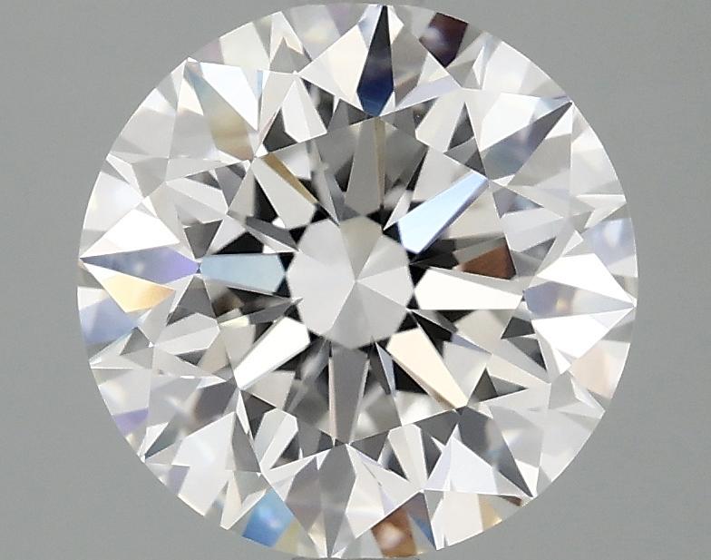 3.08 Carat Round Shaped Excellent Cut VVS2 IGI Certified Lab Grown Diamond