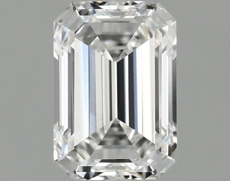 0.98 Carat Emerald Shaped Ideal Cut VVS2 IGI Certified Lab Grown Diamond