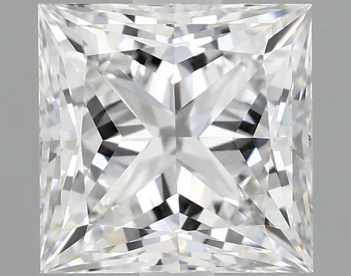 1.08 Carat Princess Shaped Ideal Cut VVS2 IGI Certified Lab Grown Diamond