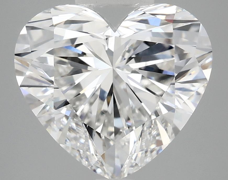 4.19 Carat Heart Shaped Ideal Cut VVS2 IGI Certified Lab Grown Diamond
