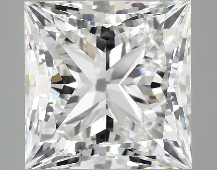 4.03 Carat Princess Shaped Ideal Cut VVS2 IGI Certified Lab Grown Diamond