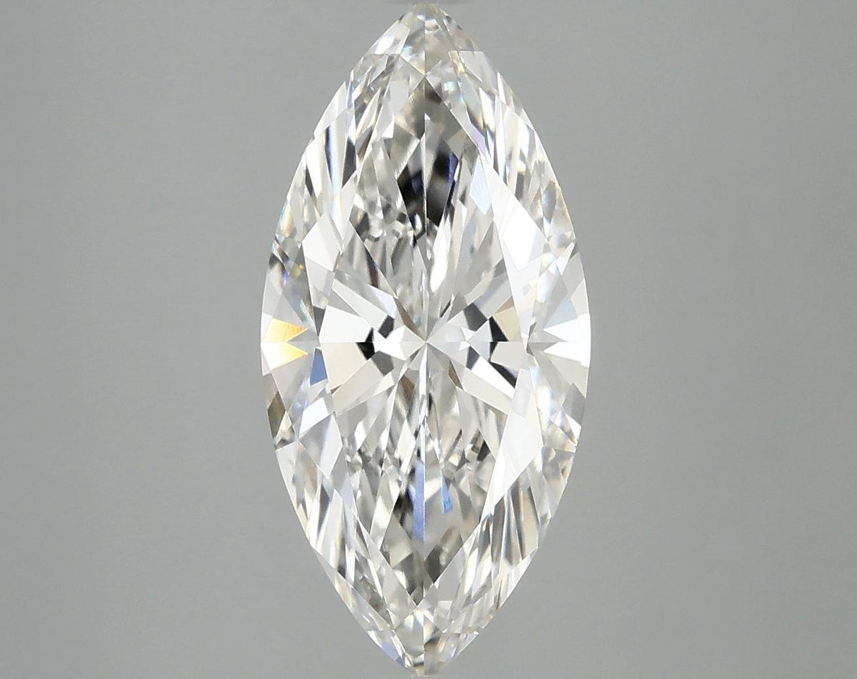 3.01 Carat Marquise Shaped Excellent Cut VVS2 IGI Certified Lab Grown Diamond
