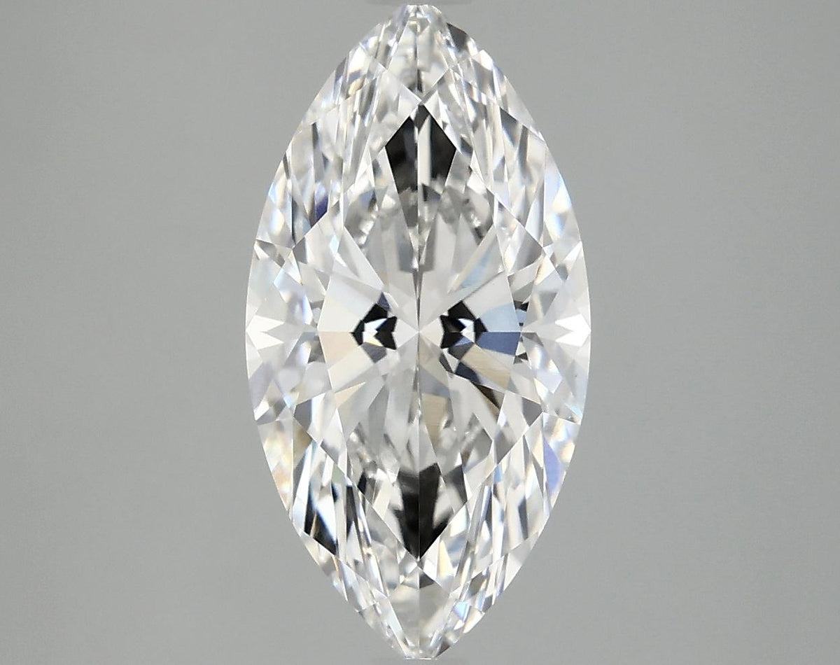 3.01 Carat Marquise Shaped Ideal Cut VVS2 IGI Certified Lab Grown Diamond