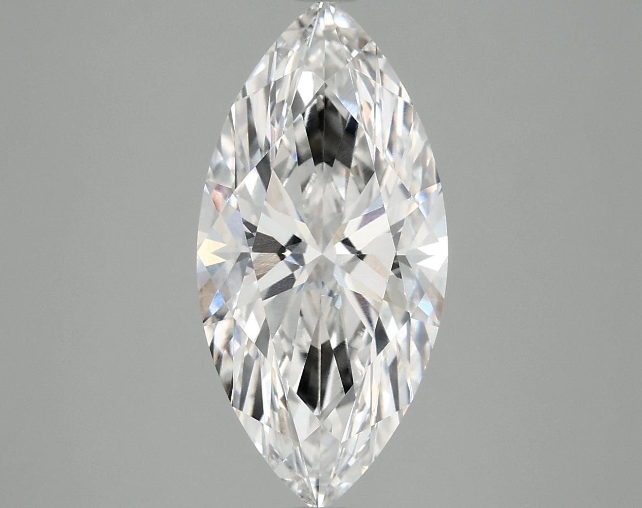 3.26 Carat Marquise Shaped Excellent Cut VVS2 IGI Certified Lab Grown Diamond