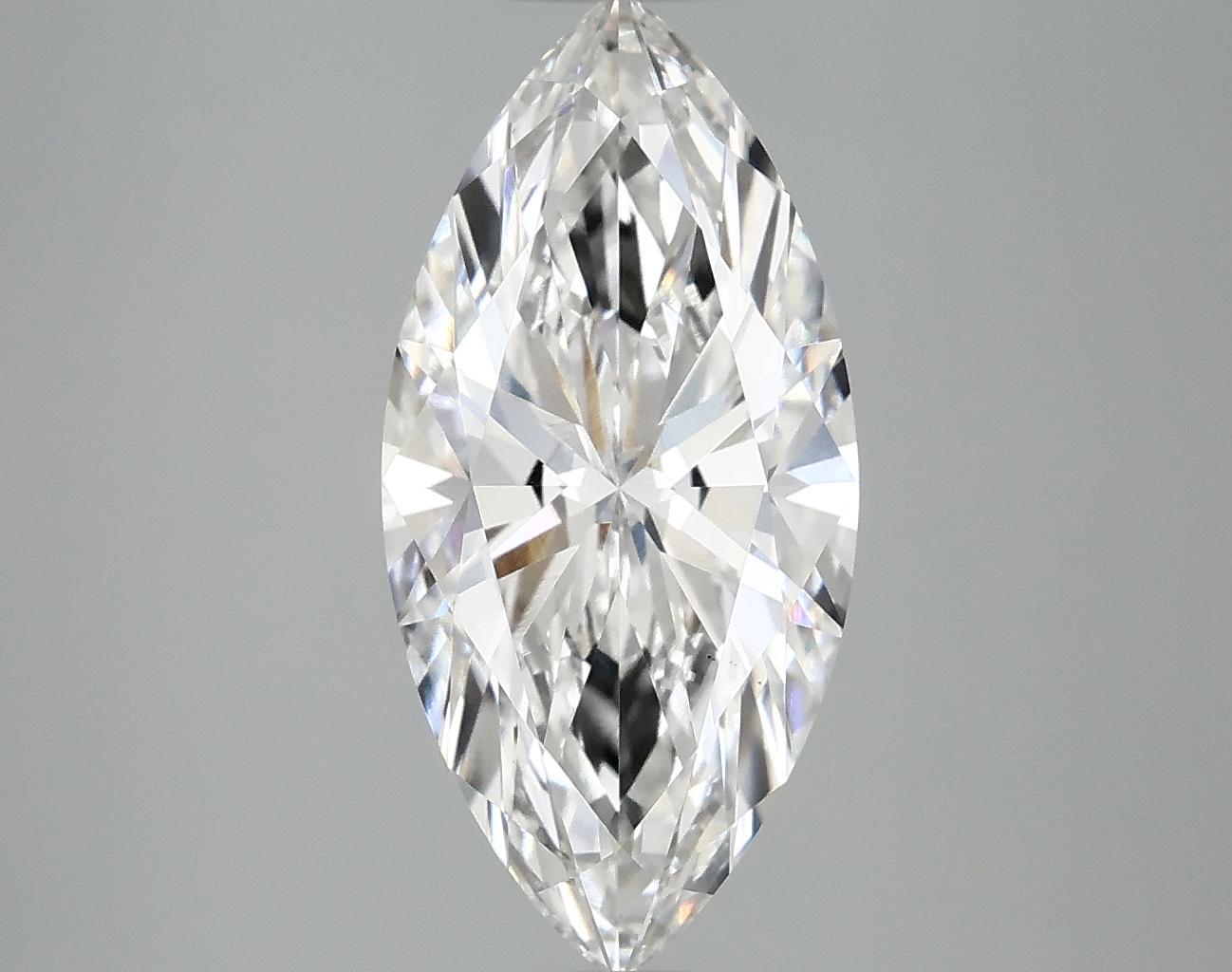 3.09 Carat Marquise Shaped Excellent Cut VS1 IGI Certified Lab Grown Diamond