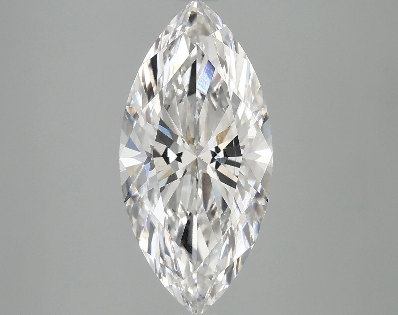 3.08 Carat Marquise Shaped Excellent Cut VS2 IGI Certified Lab Grown Diamond