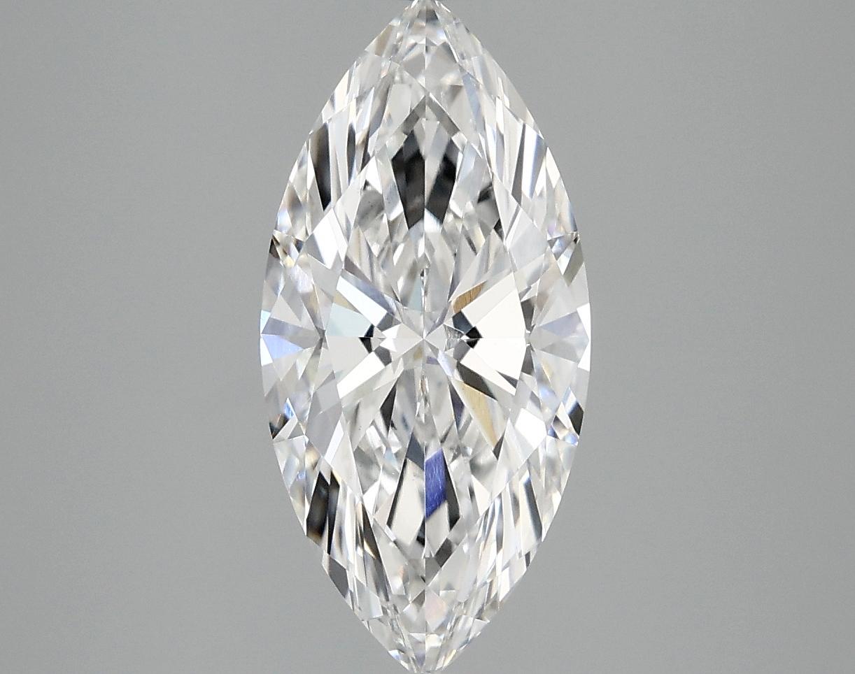 2.54 Carat Marquise Shaped Excellent Cut VVS2 IGI Certified Lab Grown Diamond