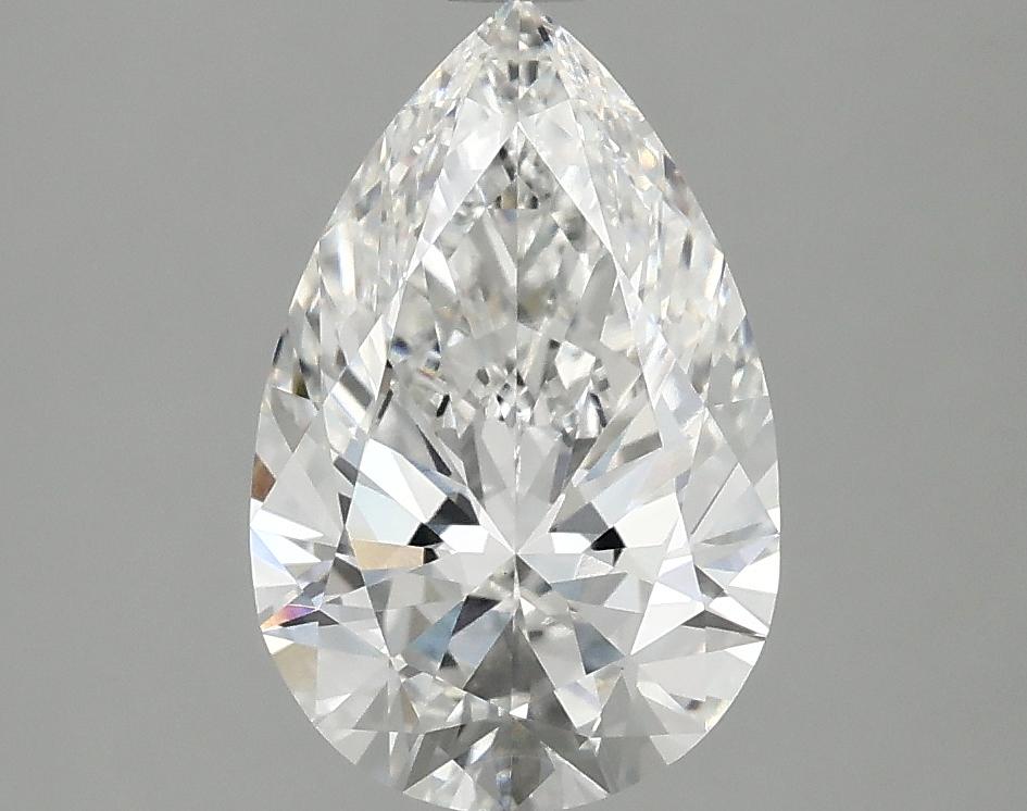 2.05 Carat Pear Shaped Ideal Cut VVS2 IGI Certified Lab Grown Diamond