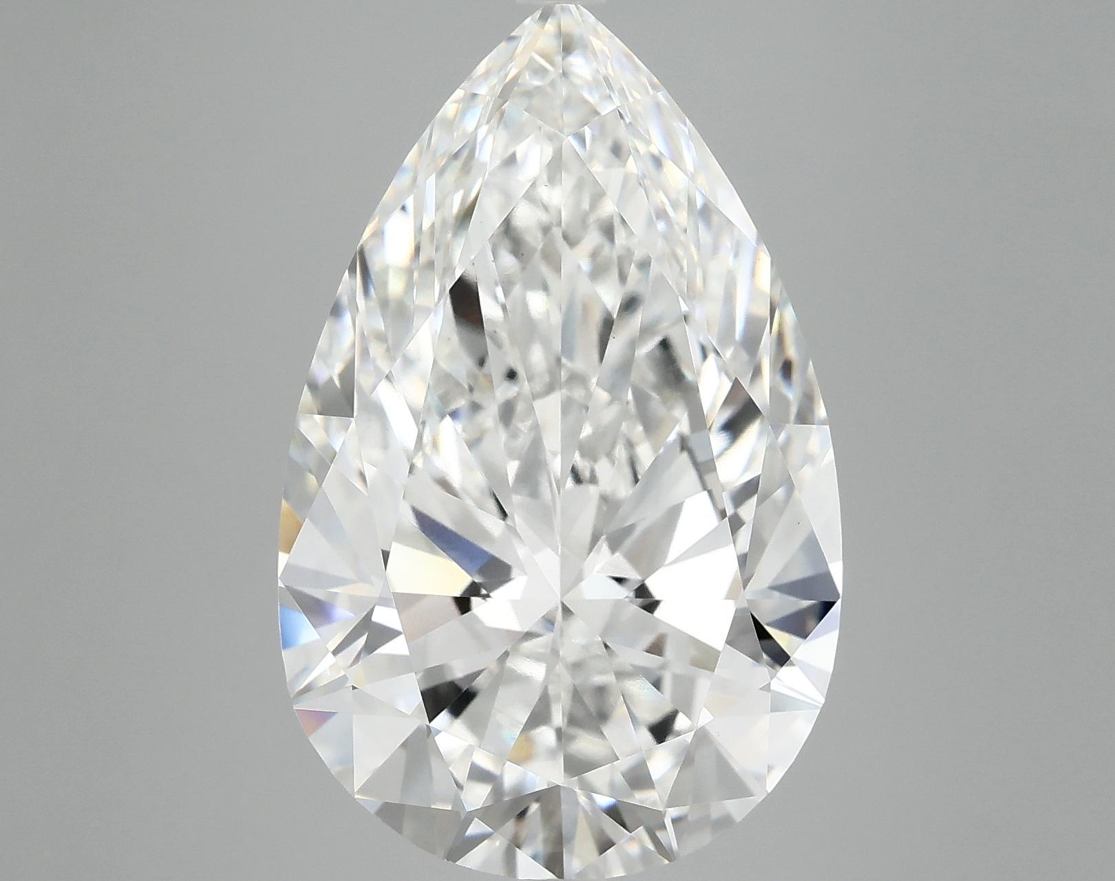 10.25 Carat Pear Shaped Ideal Cut VVS2 IGI Certified Lab Grown Diamond