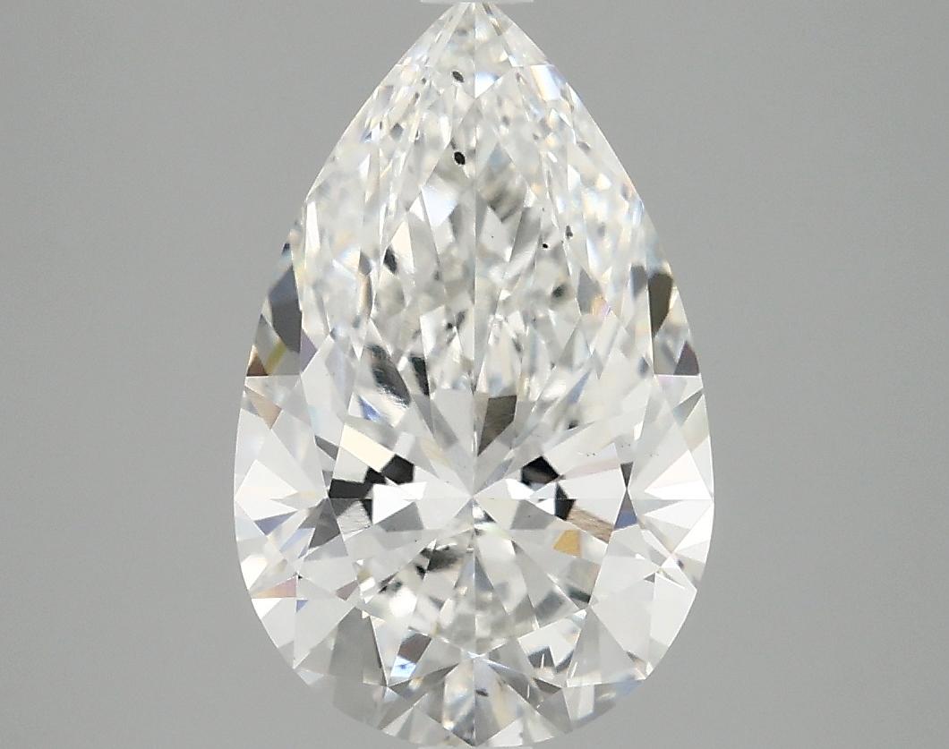 3.09 Carat Pear Shaped Ideal Cut SI1 IGI Certified Lab Grown Diamond
