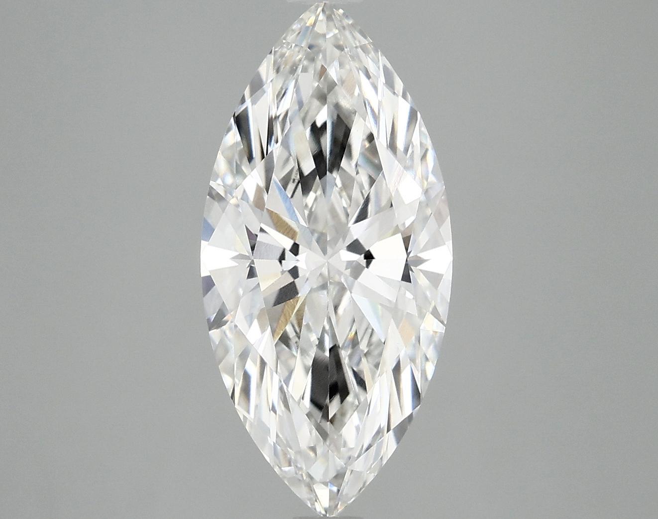 3.04 Carat Marquise Shaped Excellent Cut VS1 IGI Certified Lab Grown Diamond