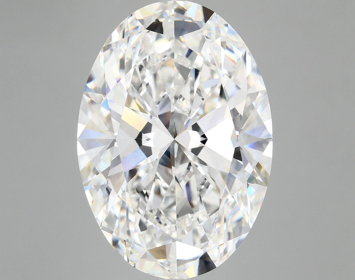 10.5 Carat Oval Shaped Ideal Cut VVS2 IGI Certified Lab Grown Diamond