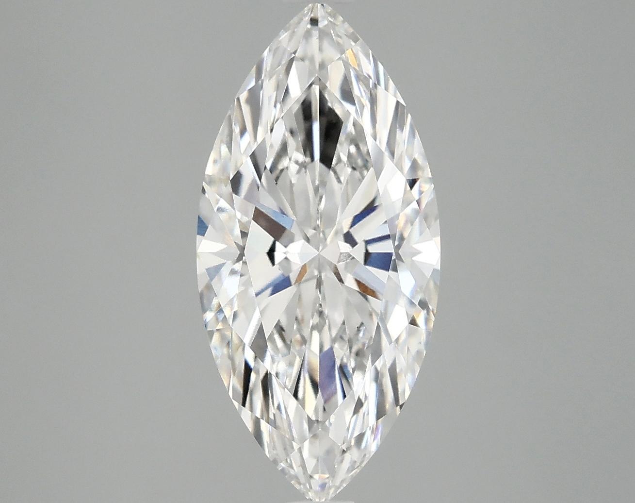 3.08 Carat Marquise Shaped Excellent Cut VS1 IGI Certified Lab Grown Diamond