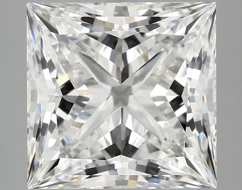 4.14 Carat Princess Shaped Ideal Cut VVS2 IGI Certified Lab Grown Diamond
