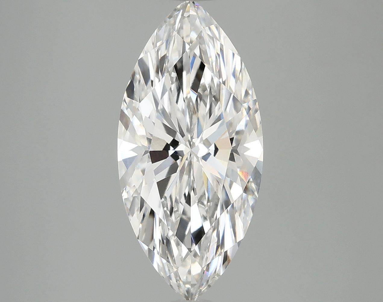2.99 Carat Marquise Shaped Excellent Cut VVS2 IGI Certified Lab Grown Diamond