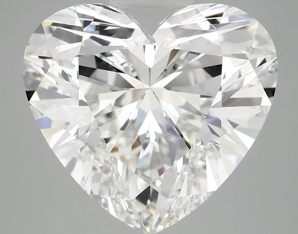 6.17 Carat Heart Shaped Ideal Cut VVS2 IGI Certified Lab Grown Diamond