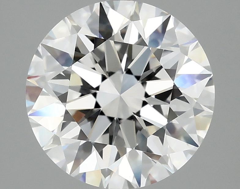 3.06 Carat Round Shaped Excellent Cut VVS2 IGI Certified Lab Grown Diamond