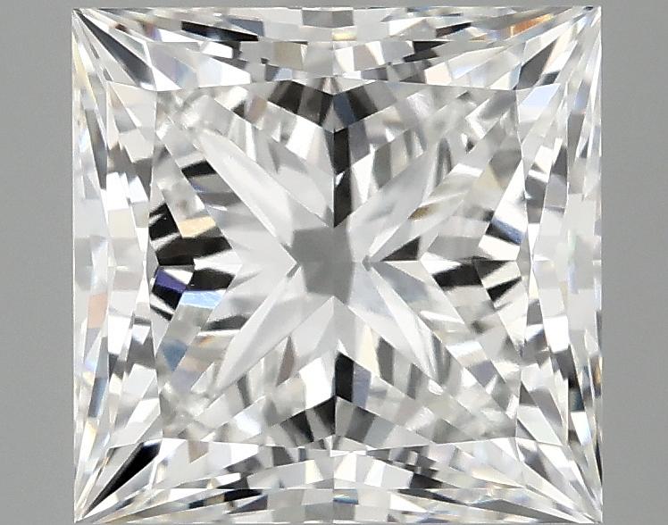 4.15 Carat Princess Shaped Ideal Cut VVS2 IGI Certified Lab Grown Diamond