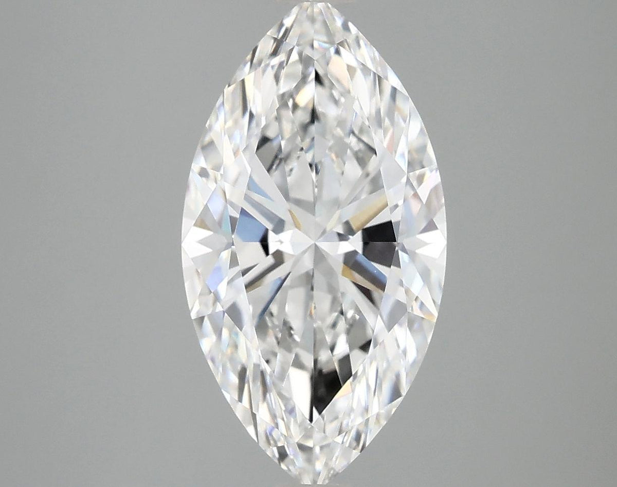 3.07 Carat Marquise Shaped Excellent Cut VVS2 IGI Certified Lab Grown Diamond