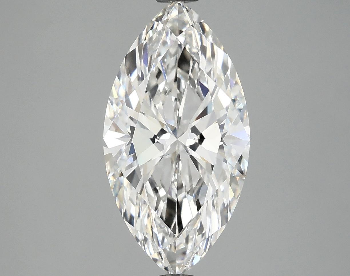 2.98 Carat Marquise Shaped Excellent Cut VVS2 IGI Certified Lab Grown Diamond