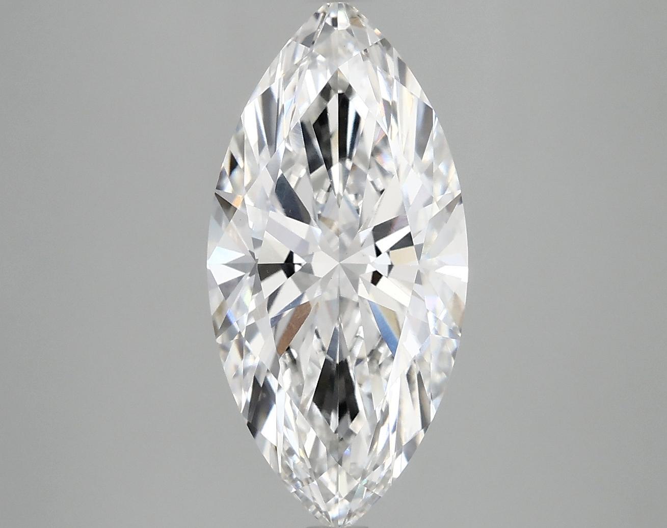 3.09 Carat Marquise Shaped Excellent Cut VS1 IGI Certified Lab Grown Diamond