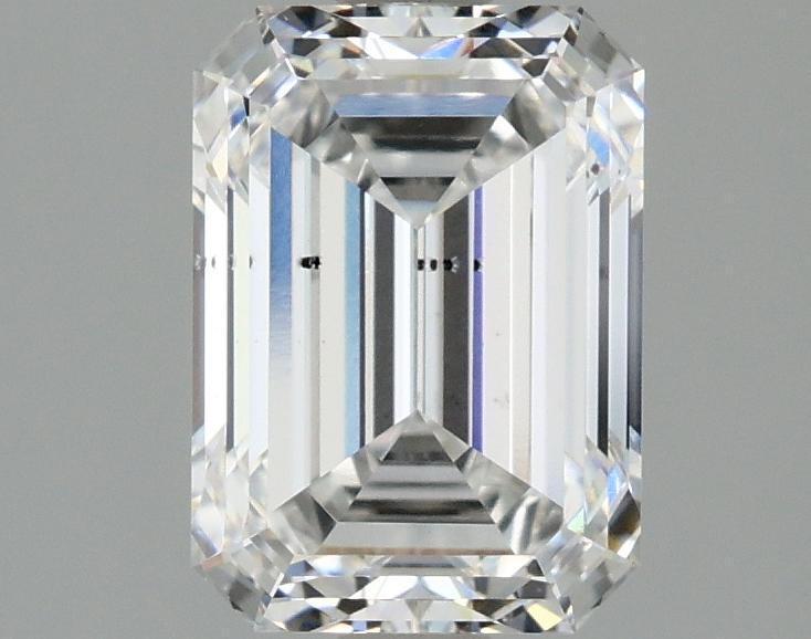 2.03 Carat Emerald Shaped Ideal Cut SI1 IGI Certified Lab Grown Diamond