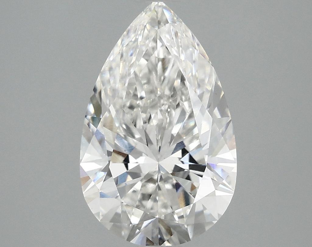 2.51 Carat Pear Shaped Ideal Cut VVS2 IGI Certified Lab Grown Diamond