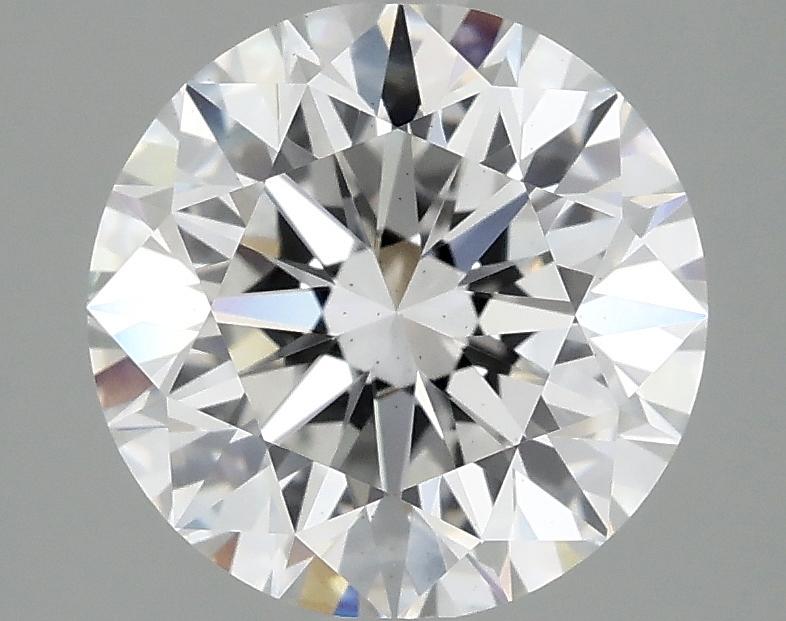 3.09 Carat Round Shaped Excellent Cut VS2 IGI Certified Lab Grown Diamond